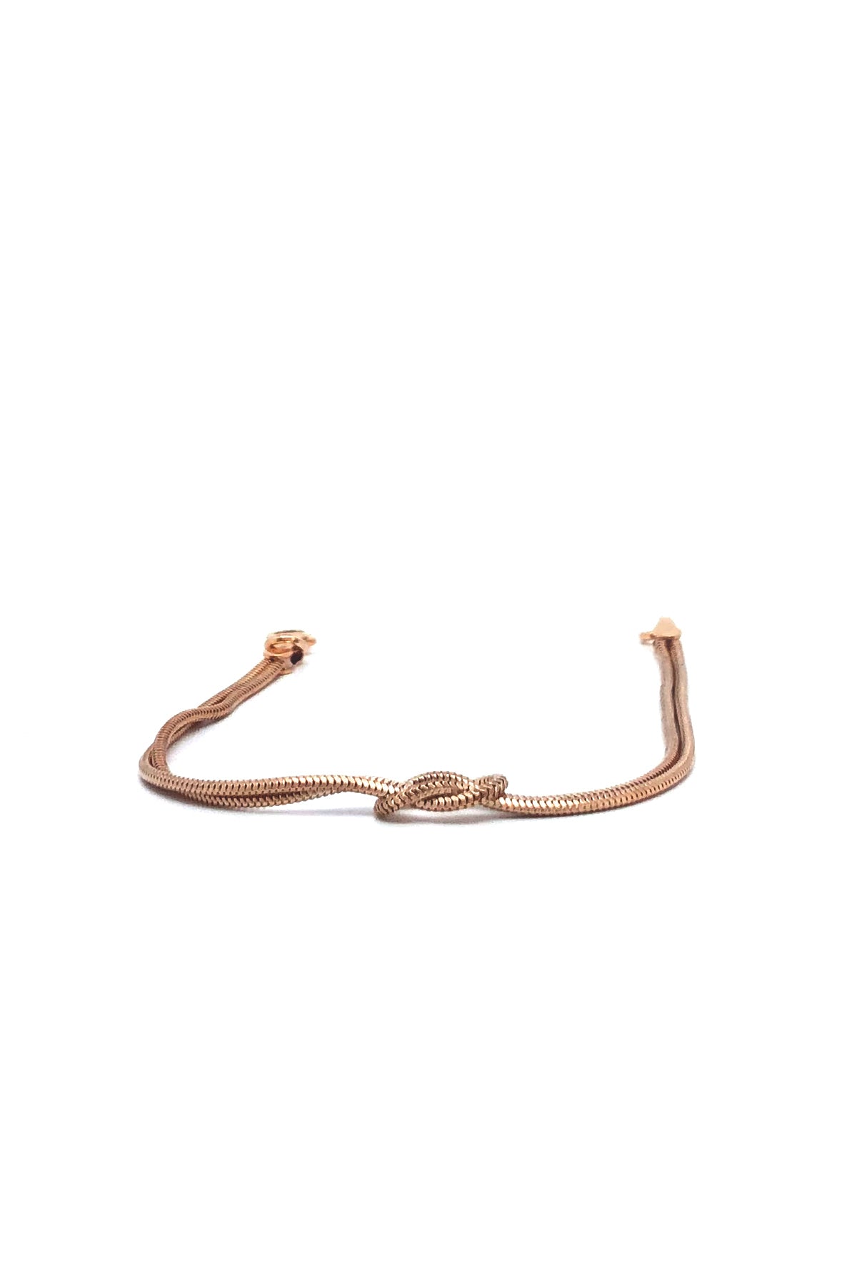 Love Knot Silver-Plated Bracelet