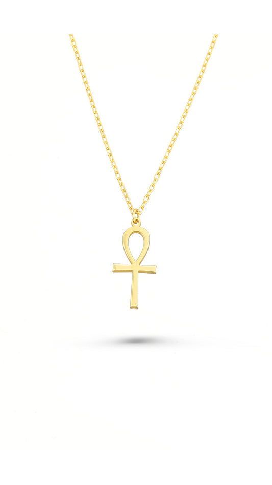 925 Sterling Silver Ankh Necklace