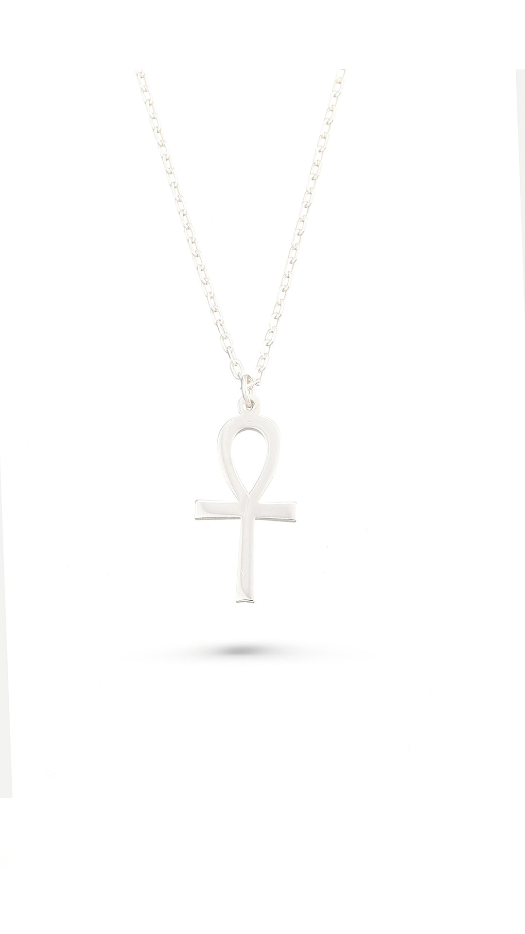 925 Sterling Silver Ankh Necklace