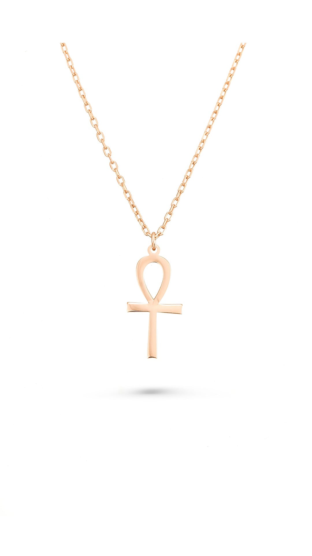 925 Sterling Silver Ankh Necklace